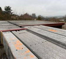 Pose du plancher de l?etage