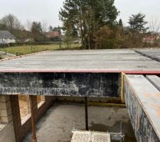 Pose du plancher de l?etage