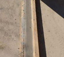 Seuil de baie vitrée