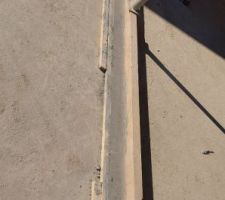 Seuil de baie vitrée