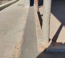 Seuil de baie vitrée