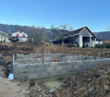 Murs du vide sanitaire