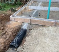 Longrines béton coffrées