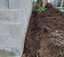 Le terrassier a partiellement remblayé nos douves !