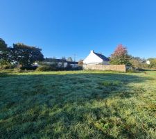 Vue panoramique de notre terrain