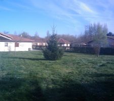 Vue depuis le futur portail