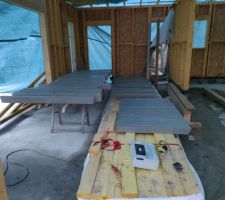Peinture des faux chevrons