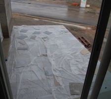 Terrasse faite carreler