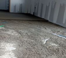 Chape intérieure faite à moitié !!! après 2 mois d'attente