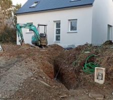 D&eacute;but terrassement fin de chantier