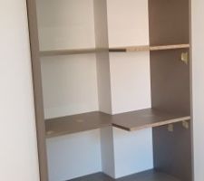 Dressing d'angle en place  provisoirement ça me permet de prendre les côtes pour la suite...14/03/23