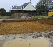 D&eacute;but des fondations