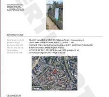 Voici la certification de la photographie du panneau du 07 mars 2023 pour prouver l?affichage continu et visible depuis la voie publique du permis d?aménager sur le terrain. Bonne journée !