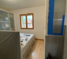 Chambre pendant les travaux