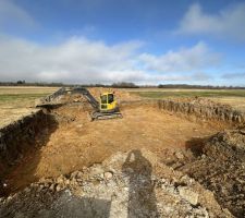 Le terrassier en action