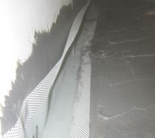 Mise en place bande étanchéité