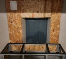 Préparation pour la climatisation du dortoir.