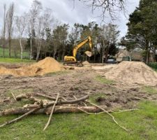Terrassier en action