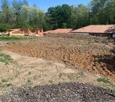 D&eacute;but de terrassement avril 2021