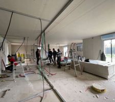 Début des placo