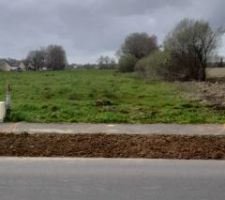 L'accès du terrain avant/après