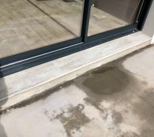 Fissure et flash davant la BV de la cuisine