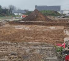 D&eacute;but du terrassement