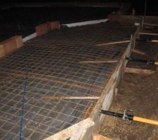 Ferraillage terrasse