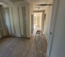 Bandes placo suite parentale