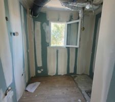 Bandes placo salle d eau suite parentale