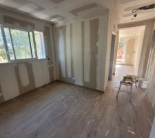 Bandes placo bureau de la suite