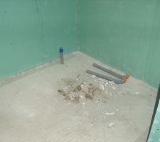 Emplacement de la baignoire