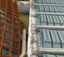 Pose des poutres/entrevous