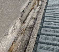 Pose des poutres/entrevous