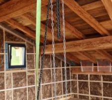Installation du portique...