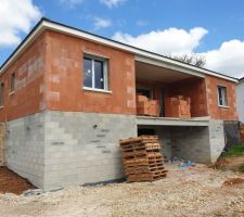 Préparation enrochement arrière