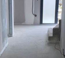 Ponçage  de la chape