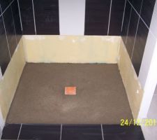 Douche sdb studio graphite non termin&eacute;e