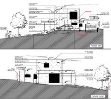 Façades Est et Ouest