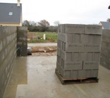 Vue int&eacute;rieure sur entr&eacute;e garage