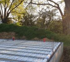 Plancher terminé, reste a couler le béton