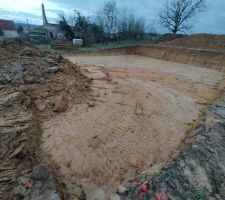 Le commencement du chantier