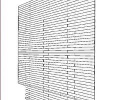 Plan des planches en khumo de la terrasse