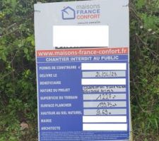 Permis pos sur le terrain