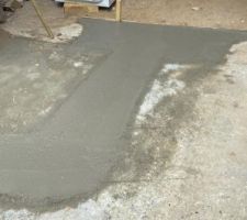 Béton coulé