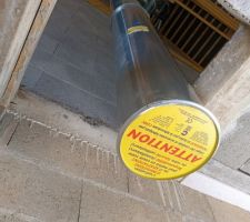 Conduit cheminée posé
