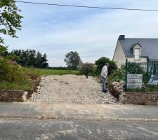 Petite visite du terrain et acc&egrave;s chantier fait en S16.