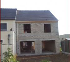 Toiture en place