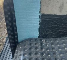 Mise en place étanchéité et isolation des fondations