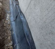 Mise en place étanchéité et isolation des fondations